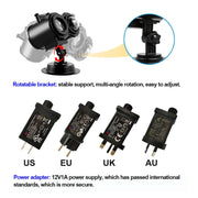 12 Cards US Plug Color Card Pattern 9W Christmas Projection Light Remote Control Snow Light