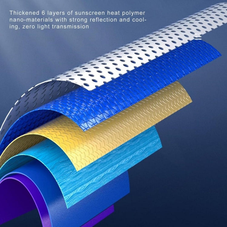 70-135cm Car Front Windshield Retractable Sun Protection Sunshade Curtain
