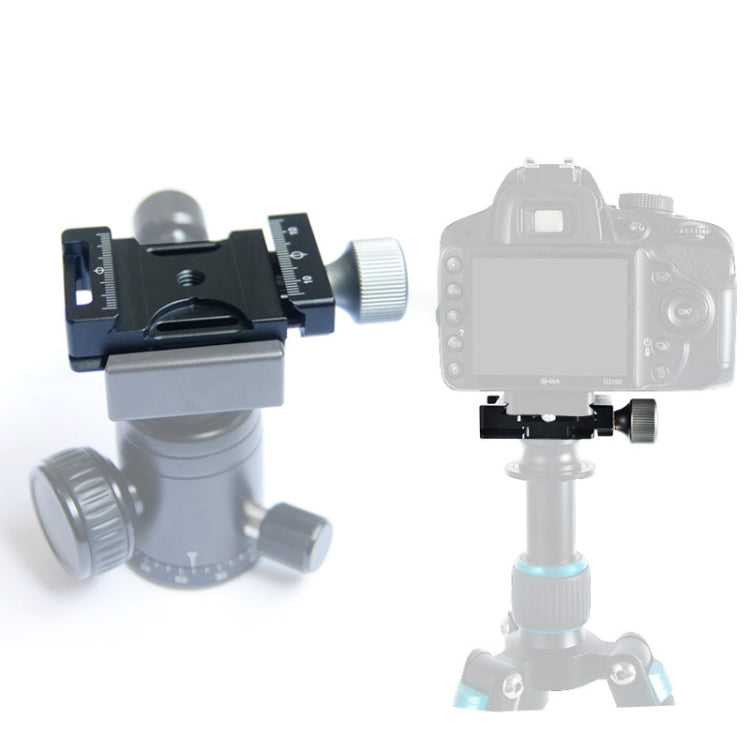BEXIN QJ-05 Camera Shoulder Strap Clamp Quick Release Plate Clamp Ball Head Adapter
