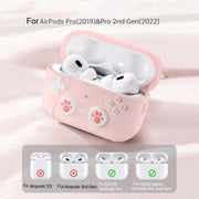 For AirPods 3 Earphone Silicone Protective Case Cat Claw Cover(Dark Gray)