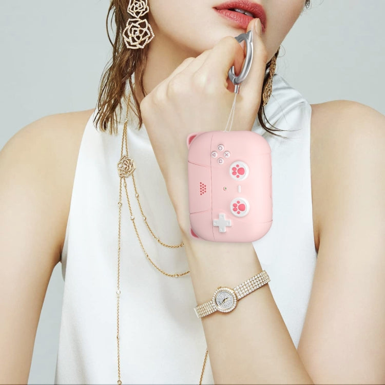 For AirPods 3 Earphone Silicone Protective Case Cat Claw Cover(Light Purple)