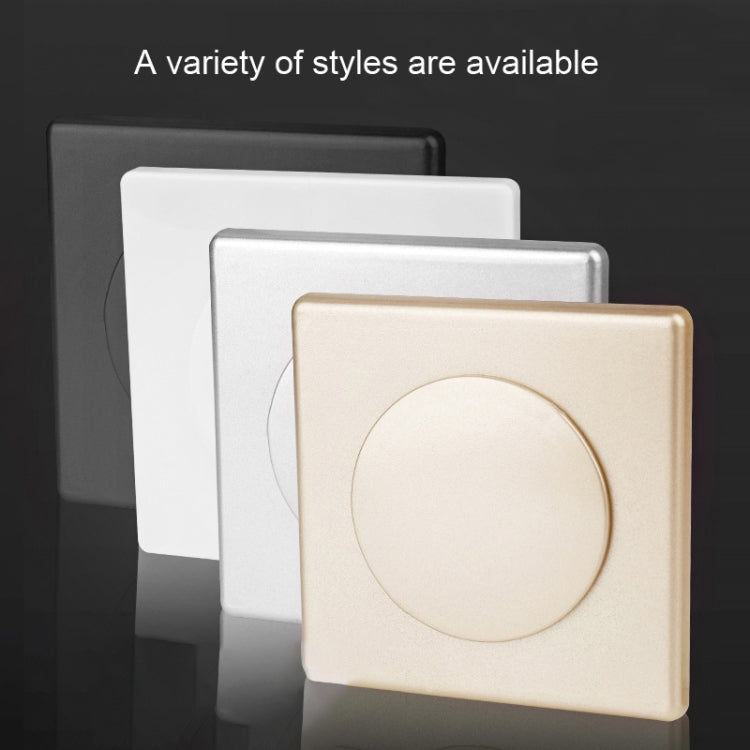 Square Air Conditioning Hole Decoration Cover Wall Hole Plug, Style: 9cm Gold