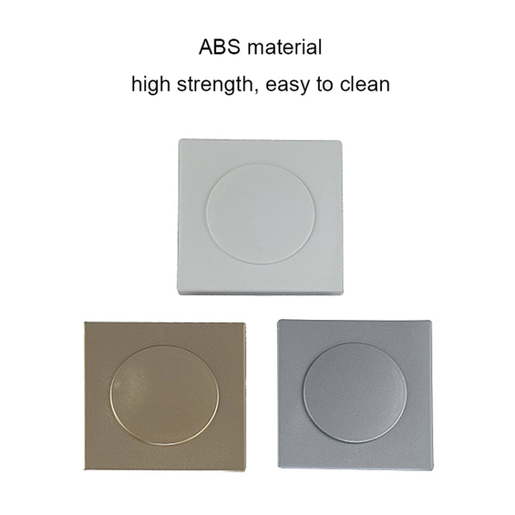 Square Air Conditioning Hole Decoration Cover Wall Hole Plug, Style: 9cm Gold