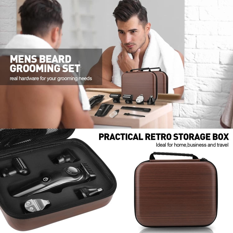 5 In 1 Men Multi-functional Haircut Carving Electric Shaver Reciprocating Shaver Set With Storage Bag