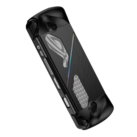 For ASUS ROG Ally Game Console Silicone Protective Cover Spray Oil Case(Black)