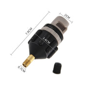 Surfing Paddle Board Adapter Inflatable Air Valve Conversion Air Nozzle(Black)