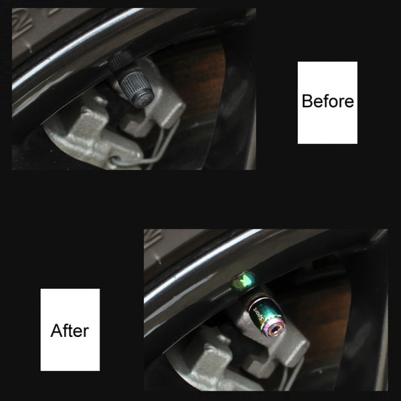 Automobile Valve Core Cap Tire Anti-deflation Valve Decoration(Silver)