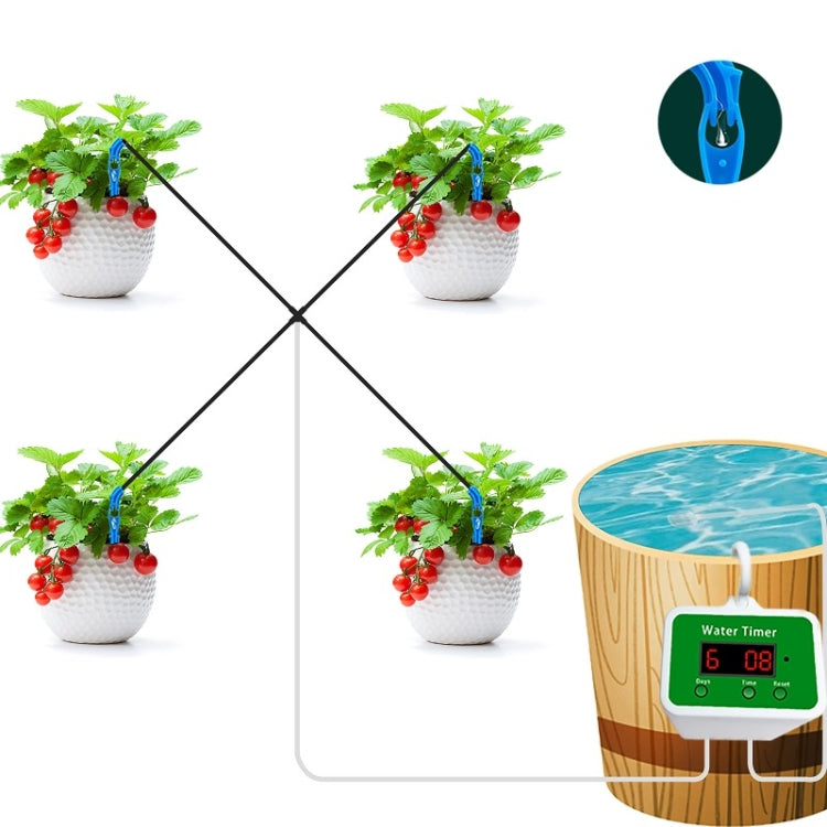 Household Intelligent Drip Irrigation Automatic Watering Timing Machine, Specification: Water 2 Potted Plants