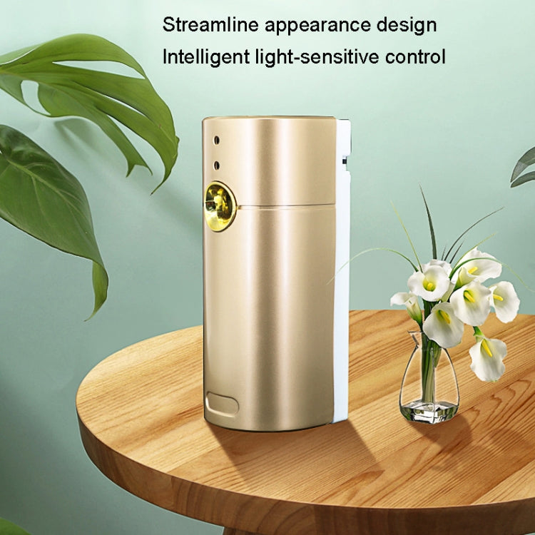 Light Sensitive Automatic Spraying Machine Toilet Fragrance Aromatherapy(White)