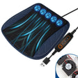 Multifunctional USB Fan Ventilation Heat Dissipation Car Seat Cushion(Navy) - Seat Accessories by PMC TechLife | Online Shopping South Africa | PMC TechLife | Buy Now Pay Later Mobicred