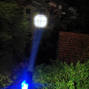 XHP50  Lamp Bead Super Bright LED Flashlight Telescopic Zoom Water-resistant Torch With Lampshade