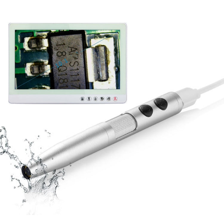 5 Million Digital Electron Microscope Magnifying Dermatoscope, Specification: B008 Water-resistant+10 inch Screen