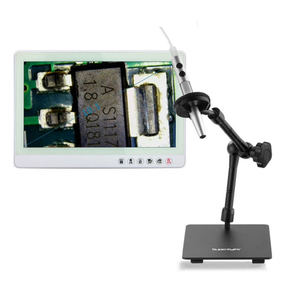 5 Million Digital Electron Microscope Magnifying Dermatoscope, Specification: B008+Z04 Universal Bracket+10 inch Screen