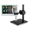 5 Million Digital Electron Microscope Magnifying Dermatoscope, Specification: B008+Z008 High Low Lifting Racks+10 inch Screen - free shipping - PMC Jewellery - Order now!