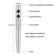 5 Million Digital Electron Microscope Magnifying Dermatoscope, Specification: B008+Z04 Universal Bracket+10 inch Screen