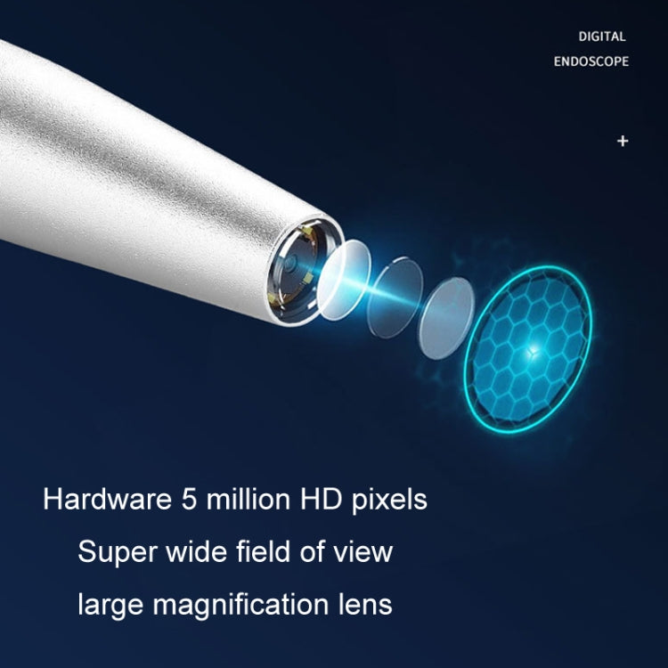 5 Million Digital Electron Microscope Magnifying Dermatoscope, Specification: B008 Water-resistant