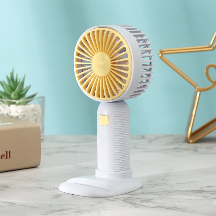 Handheld Small Fan Portable Mini Pocket Fan(Gray)
