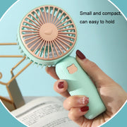 Handheld Small Fan Portable Mini Pocket Fan(Gray)
