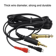 For Sennheiser HD25 / HD560 / HD540 / HD480 / HD430 / HD250 Headset Audio Cable(Left Long Right Short)