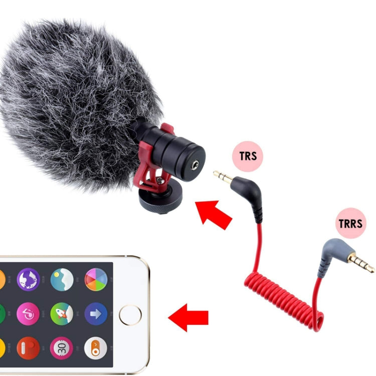 For BOYA / RODE SC2 TRS to TRS Wireless Lavalier Microphone Cable