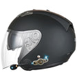 KUQIBAO Motorcycle Smart Bluetooth Sun Protection Double Lens Safety Helmet, Size: L(Matte Black) - free shipping - PMC TechLife - Order now!