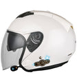KUQIBAO Motorcycle Smart Bluetooth Sun Protection Double Lens Safety Helmet, Size: XXL(White) - free shipping - PMC TechLife - Order now!