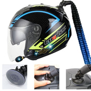 KUQIBAO Motorcycle Bluetooth Headset Double Lens Helmet With Braid, Size: M(White Phantom Fiber)
