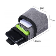Vehicle Air Outlet Storage Bag Multi-function Document Change Storage Bag(Black)