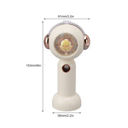 Without Blade Spray Handheld Children Small Fan(Green)