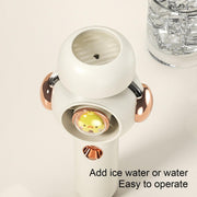 Without Blade Spray Handheld Children Small Fan(Green)