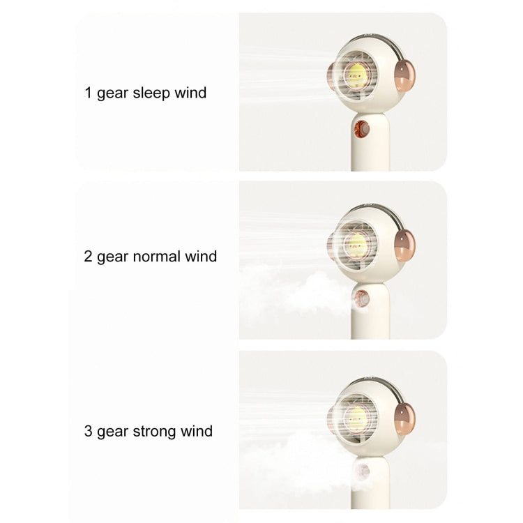 Without Blade Spray Handheld Children Small Fan(Green)