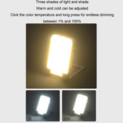 Multifunctional Outdoor Camping Light USB Rechargeable Tent Light(Black)