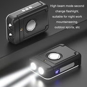 Multifunctional Outdoor Camping Light USB Rechargeable Tent Light(Black)
