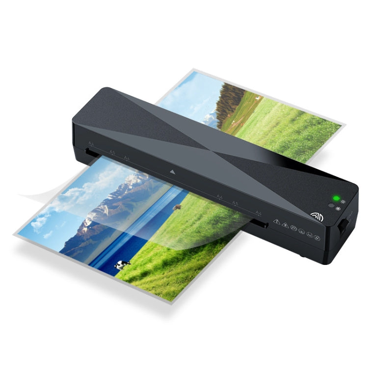 9 Inch A4 Hot Cold Laminator Machine Book Documents Laminator, Size: Only Machine(110V US Plug)