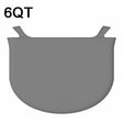 6QT Silicone Slow Cooke Liners Reusable Leakproof Crock Pot Liners(Gray) - Kitchen Machine Accessories & Parts by PMC TechLife | Online Shopping South Africa | PMC TechLife