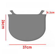 6QT Silicone Slow Cooke Liners Reusable Leakproof Crock Pot Liners(Gray)
