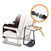 Travel Foot Rest Hammock Office Leisure Pedal, Color: Black White Stripe All-in-one