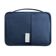 Travel Waterproof Dustproof Portable Passport Document Bag, Color: Navy Blue Large - Card & Passport Bags by PMC TechLife | Online Shopping South Africa | PMC TechLife