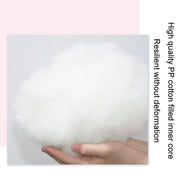 Car Seat Breathable And Comfortable Puff Pillow Upholstery, Color: Lumbar Pillow Beige Brown