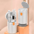 Q20 Headphone Cleaning Pen Mobile Phone Camera Computer Cleaning Tool Without Liquid(White Orange) - free shipping - PMC TechLife - Order now!