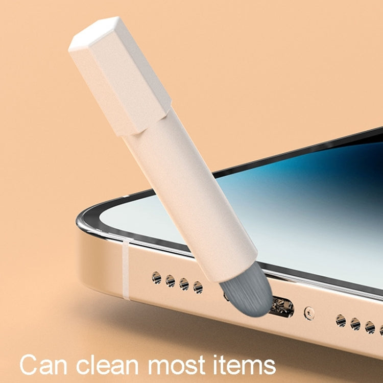 Q20 Headphone Cleaning Pen Mobile Phone Camera Computer Cleaning Tool(Black+Yellow)