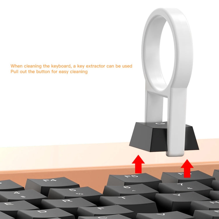 Q20 Headphone Cleaning Pen Mobile Phone Camera Computer Cleaning Tool Without Liquid(White Orange)