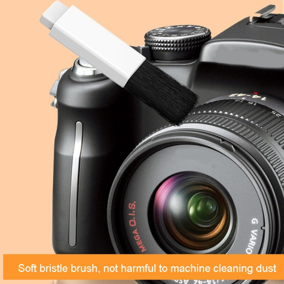 Q20 Headphone Cleaning Pen Mobile Phone Camera Computer Cleaning Tool Without Liquid(White Orange)