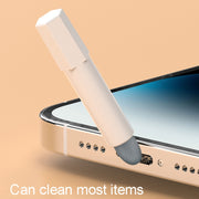 Q20 Headphone Cleaning Pen Mobile Phone Camera Computer Cleaning Tool Without Liquid(White Orange)