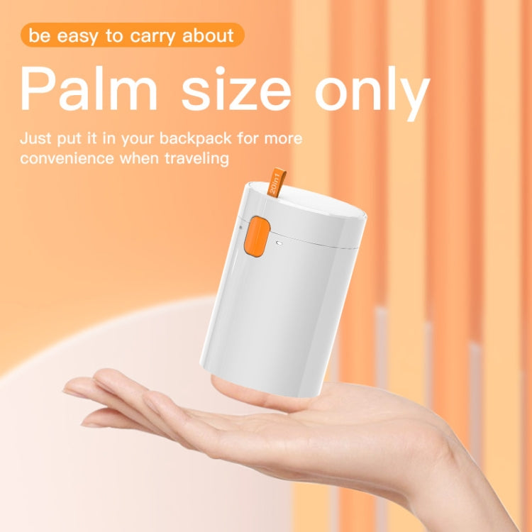 Q20 Headphone Cleaning Pen Mobile Phone Camera Computer Cleaning Tool Without Liquid(White Orange)
