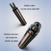 Vehicle-Mounted Multifunctional Broken Window Escape Safety Hammer(Silver)