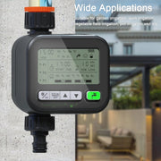 Gardening Timer Automatic Watering Device Garden Balcony Watering Device Intelligent Irrigation System Controller(Black)