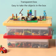 Children Toy Parts Building Blocks Storage Box(Green)