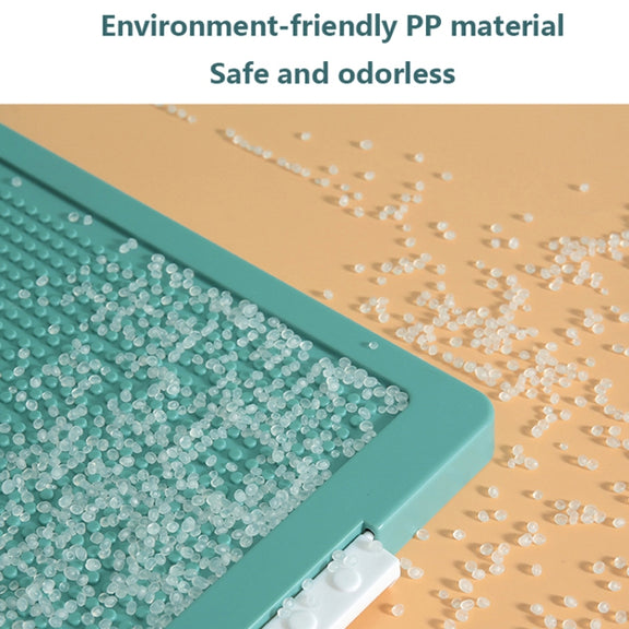 Children Toy Parts Building Blocks Storage Box(Green)
