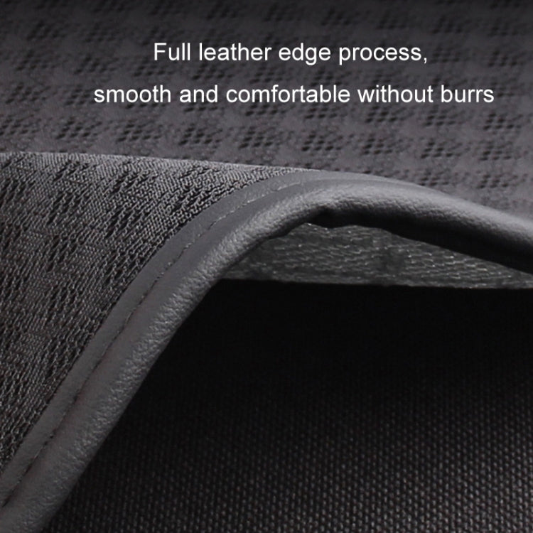 Car Seat Without Backrest Ice Silk Cushion(Claret)
